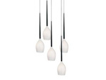 Azzardo lampa wisząca Izza 5xE14 biała AZ0311
