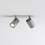 Astro plafon (reflektorki) Ascoli Twin Recessed 2xGU10 Ø8cm nikiel 1286099