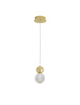 Luces Exclusivas lampa wisząca LED Ponce 4W 344lm 3200K złota LE42698