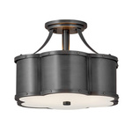Quintiesse plafon Chance 2xE27 czarny QN-CHANCE-SF-S-BLB