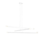 Aldex żyrandol / lampa wisząca Tubo 6 6xE14 biała 1072K