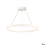 SLV lampa wisząca LED One 80 34W 1270lm 3000/4000K 130° ściemnialna biała Ø80cm 1004764