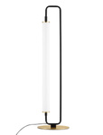 Luces Exclusivas lampa stołowa LED Huanta Ø 18 cm 20W 1359lm 3000K IP20 wys. 67,5 cm czarno/złota LE44428