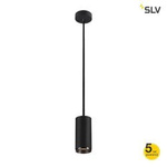 SLV lampa wisząca LED Numinos L 20,1W 2190lm 3000K 36° ściemnialna Dali czarna 1004539