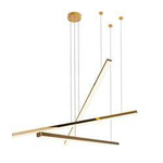 Maxlight żyrandol  / lampa wisząca LED Trio 3x(12W 740lm 3000K) 36W 2200lm złota P0426D Linia Maxlight Select