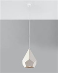 Sollux lampa wisząca Pavlus E27 biała SL.0844