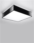 Sollux plafon Horus 55 4xE27 czarny SL.0920