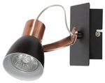 Candellux kinkiet (reflektorek) Markus GU10 czarno/miedziany 91-35554-M