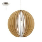 Eglo lampa wisząca Cossano E27 drewniana 94765