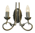 Elstead kinkiet Olivia 2xE14 czarno/złoty OV2-BLK-GOLD