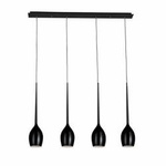 Azzardo lampa wisząca Izza 4xE14 czarna AZ0100