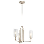 Quintiesse lampa wisząca Kimrose 3xE14 nikiel QN-KIMROSE3-PN