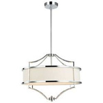 Orlicki Design żyrandol / lampa wisząca Stesso Cromo M 4xE27 biała/chrom OR80919