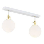 Argon kinkiet Latina 2xE14 biało/mosiężny 845