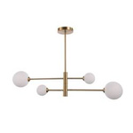 Light Prestige żyrandol / lampa wisząca Dorado 4 4xG9 miedź LP-002/4P