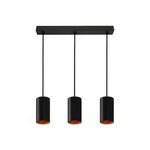 Spectrum lampa wisząca Chloe 3xGU10 czarna SLIP005008