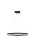 Luces Exclusivas lampa wisząca LED Acacio ściemnialna Ø 60 cm 32W 3288lm 3000K IP20 czarna LE43560