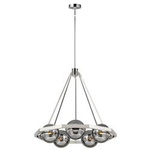 Quintiesse lampa wisząca Harper 5xE14 nikiel QN-HARPER5