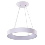 Azzardo SMART lampa wisząca LED Solvent R 110 120W 7680lm 3000/6000K biała Ø120cm AZ3976