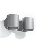 Sollux kinkiet Orbis 2 2xG9 szary SL.0661