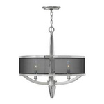 Quintiesse lampa wisząca Ascher 3xE14 czarna/nikiel QN-ASCHER-3P