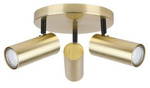 Candellux plafon (reflektorki) Colly 3xGU10 mosiężny 98-01726