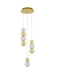 Luces Exclusivas lampa wisząca LED Ponce 18W 852lm 3200K złota LE42700