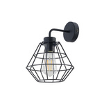 TK Lighting kinkiet Diamond E27 czarny 6200