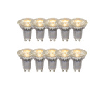 Lucide żarówka LED MR16*10 GU10 Ø 5 cm 1x5W 2700K 10 sztuk transparentna 49008/10/60