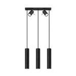 Sollux lampa wisząca Ring 5xGU10 czarna SL.1099