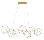 Luces Exclusivas lampa wisząca LED Asis 34W 2352lm 3000K złota LE41325