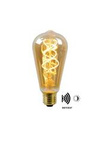 Lucide żarówka LED Bulb E27 bursztynowa 360° 49034/04/62