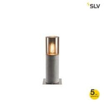 SLV lampa stojąca zewnętrzna Lisenne Pole 40 E27 szara 40cm IP54 1000665