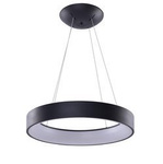 Azzardo SMART lampa wisząca LED Solvent R 110 120W 7680lm 3000/6000K czarna Ø120cm AZ3975