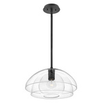 Quintiesse lampa wisząca Lotus E27 czarna QN-LOTUS-P-BLK