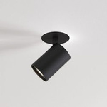 Astro plafon (reflektorek) Ascoli Flush Fire-Rated GU10 Ø7,5cm czarny mat 1286096