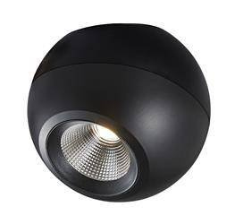 Mistic Lighting plafon techniczny LED Madball 9W 882lm 3000K 48° czarny (ściemnialny)  MSTC-05411171 (Wyprzedaż)