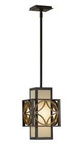 Elstead lampa wisząca Remy E27 brązowo/złota FE-REMY-P-C