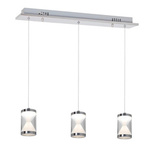 Milagro lampa wisząca LED Tiempo 3x(5W 350lm 4000K) 15W 1050lm chrom ML423