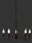 RL żyrandol / lampa wisząca Country 5xE14 miedź R1198-24