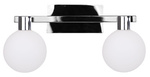 Candellux kinkiet Maldus 2xG9 biały/chrom 22-01443