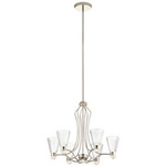 Quintiesse lampa wisząca LED Kayva 36W 2375lm 3000K nikiel IP44 QN-KAYVA13-PN