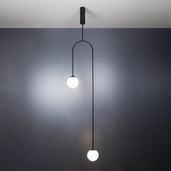 Imperium Light plafon Leister 2xE14 czarno/biały 349224.05.01