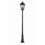 Elstead latarnia 3xE14 czarna 257cm IP44 FE-COTSLN5-L-BK