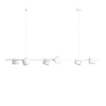 Aldex lampa wisząca Bot 6xGU10 biała 1046K