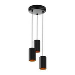 Spectrum lampa wisząca Chloe 3xGU10 czarna SLIP005006