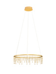 Luces Exclusivas lampa wisząca LED Huaraz ściemnialna Ø 65 cm 26W 1981lm 3000K IP20 złota LE44455