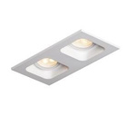Mistic Lighting oprawa sufitowa Double miniQuad 2xGU5.3/MR16 biała wpuszczana MSTC-05355550