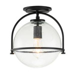 Quintiesse plafon Somerset E27 czarny QN-SOMERSET-F-C-BK