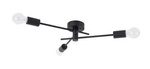 Luces Exclusivas plafon Socopo 3xE27 czarny LE42175